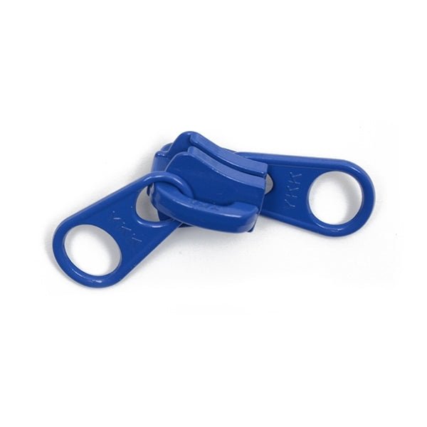 YKK Vislon 10 Non - Lock 2 - Tab Sliders - Blue - Outdoor Fabric Central
