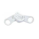 YKK Vislon 10 Non - Lock 2 - Tab Sliders - White - Outdoor Fabric Central