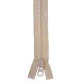 YKK Vislon 10 Non - Lock Slide 30 - inch - Beige - Outdoor Fabric Central