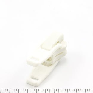 YKK Vislon 10 Plastic Sliders 10VFTX AutoLok Double Pull White - Outdoor Fabric Central