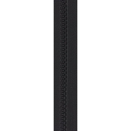 YKK Vislon 10 Zipper Chain - Black - Outdoor Fabric Central