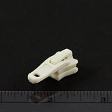 YKK Vislon 5 Plastic Sliders 5VSTA AutoLok Standard Single Pull Tab White - Outdoor Fabric Central