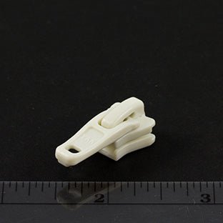 YKK Vislon 5 Plastic Sliders 5VSTA AutoLok Standard Single Pull Tab White - Outdoor Fabric Central