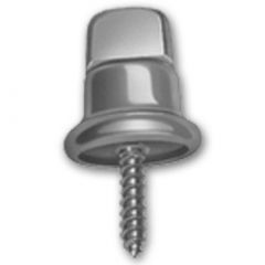 DOT Common Sense Turn Button Screw Stud 91-XB-783257-1A 5/8 inch Nickel Plated Brass 100 pack