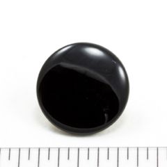 DOT® Durable™ Enamel Button 93-X8-10128-1339-1V Black 100 pack