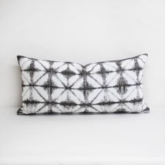 Indoor/Outdoor Sunbrella Midori Stone - 24x12 Throw Pillow