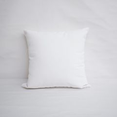 Indoor/Outdoor Sunbrella Canvas White - 18x18 Throw Pillow