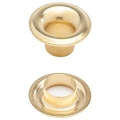 DOT® Sheet Metal Grommet with Neck Washer #1 Brass 9/32" 1-gross (144)