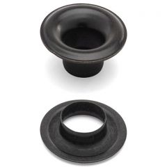 DOT® Sheet Metal Grommet with Neck Washer #2 (20-007N201611XG) Government Black Brass 3/8" 1-gross (144)