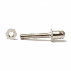 Lift-the-DOT® Screw Stud 90-XB-163174-1A Nickel-Plated Brass 3/8" 100 pack