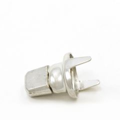 DOT Common Sense Turn Button Double Prong 91-XB-78332-2A Nickel Plated Brass 1000-pk