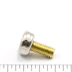 DOT® Durable™ Screw Stud 93-XB-107084-1A Nickel-Plated Brass 3/8" 100 pack