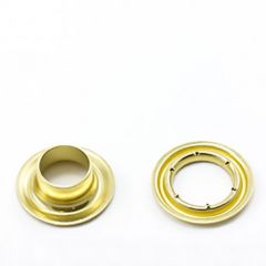 Patio Lane Sharpened Edge Grommet with Small Tooth Washer #1 Brass 5/16" 500 pack