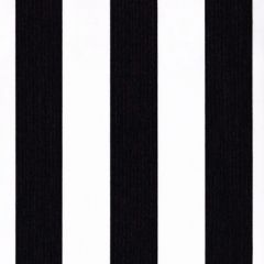 Sunbrella Yacht Stripe Black YAC 3740 European Collection Upholstery Fabric