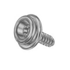 DOT® Durable™ Screw Stud 93-X8-103937-2A Nickel-Plated Brass / Stainless Steel Screw 5/8" 1000 pack
