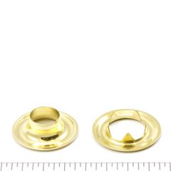 DOT Grommet with Tooth Washer #2 Brass 3/8 inch 1-gross (144)