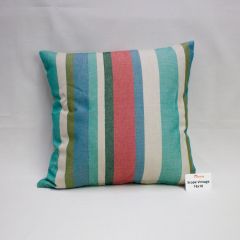 Indoor/Outdoor Sunbrella Scope Vintage - 18x18 Vertical Stripes Throw Pillow