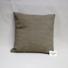 Indoor/Outdoor Sunbrella Tailored Taupe - 18x18 Vertical Stripes Throw Pillow