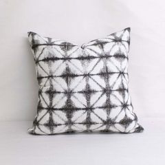 Indoor/Outdoor Sunbrella Midori Stone - 20x20 Vertical Stripes Throw Pillow