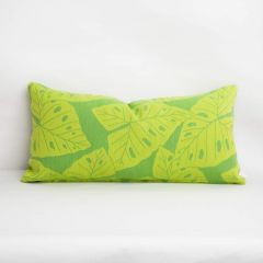 Indoor/Outdoor Sunbrella Radiant Kiwi - 24x12 Throw Pillow