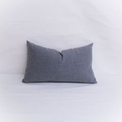 Indoor/Outdoor Sunbrella Cast Slate - 20x12 Throw Pillow (quick ship)