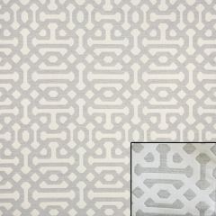 Sunbrella Fretwork Pewter 45991-0002 Elements Collection - Reversible Upholstery Fabric (Dark Side)