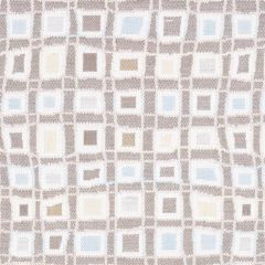 Sunbrella Mosaic Squares Mineral 145470-0002 Upholstery Fabric