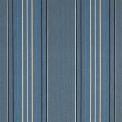 Sunbrella 4895-0000 Motive Denim 46 in. Awning / Marine Stripe Fabric