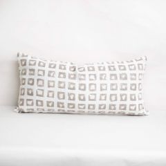 Indoor/Outdoor Sunbrella Kindle Silk (light side) - 24x12 Throw Pillow (quick ship)