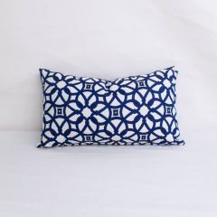 Indoor/Outdoor Sunbrella Luxe Indigo - 20x12 Throw Pillow