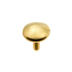 DOT® Durable™ Cap 93-X2-10127--1E Bright Brass Finish 1/4 inch 100 pack