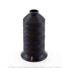 Coats Polymatic Bonded Monocord Dacron Thread Size 125 Black 16-oz