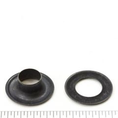 DOT® Grommet with Plain Washer #3 Government Black Brass 7/16" 1-gross (144)