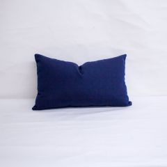 Indoor/Outdoor Sunbrella Canvas Navy - 20x12 Throw Pillow