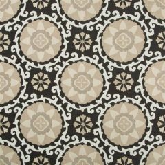 Kravet Sunbrella Exotic Suzani Coal 31969-816 Oceania Indoor Outdoor Collection Upholstery Fabric