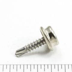DOT® Durable™ Screw Stud 93-X8-103017-2A Nickel-Plated Brass / Stainless Steel Teks® Screw 5/8" 1000 pack