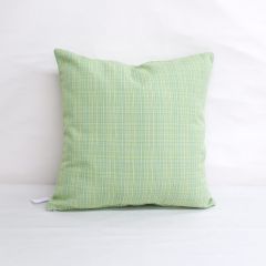 Indoor/Outdoor Kravet Sunbrella Smart Green - 18x18 Vertical Stripes Throw Pillow
