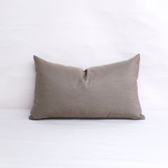 Indoor/Outdoor Sunbrella Canvas Taupe - 20x12 Throw Pillow