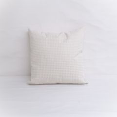 Indoor/Outdoor Sunbrella Houndstooth Ivory - 18x18 Vertical Stripes Throw Pillow