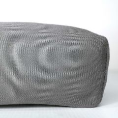 Sunbrella Canvas Charcoal Indoor / Outdoor Patio Seat Cushion Cover 62 x 20.75 x 2.5 (quick ship)