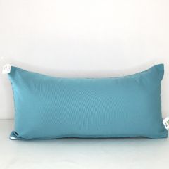 Indoor/Outdoor Sunbrella Canvas Mineral Blue - 23x11 Throw Pillow