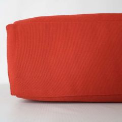 Sunbrella Canvas Terracotta Indoor / Outdoor Patio Seat Cushion Cover 18 x 18 x 4 (quick ship)