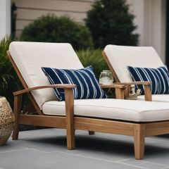 Custom Outdoor Chaise Cushions