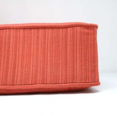 Sunbrella Dupione Papaya Indoor / Outdoor Seat and Back Hinged Patio Cushion Cover 23.5 x 20.5 x 4 with welt (quick ship)