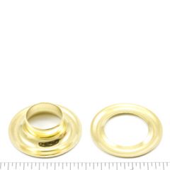 DOT® Grommet with Plain Washer #5 Brass 5/8" 1-gross (144)