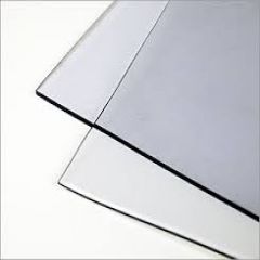 By the Sheet (1 sheet) Regalite Pressed Polished Clear Vinyl 30 gauge x 54 inches x 110 inches Clear