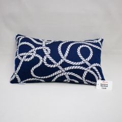 Indoor/Outdoor Sunbrella Maritime Nautical - 20x12 Throw Pillow