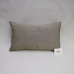 Indoor/Outdoor Sunbrella Linen Stone - 20x12 Throw Pillow