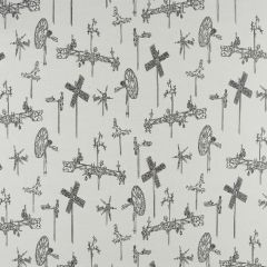 Sunbrella by Mayer Whirligig Snow 431-007 Vollis Simpson Collection Upholstery Fabric