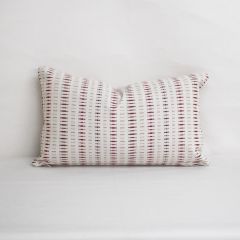 Indoor/Outdoor Sunbrella Esti Crimson - 20x12 Throw Pillow